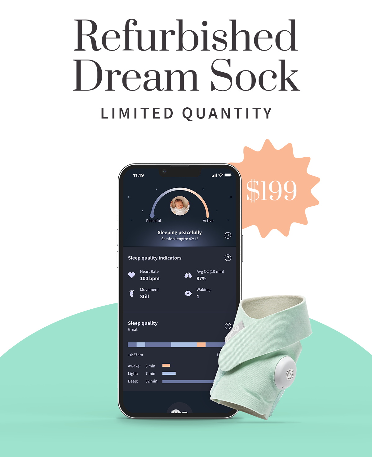 Refurbished Dream Sock. Limited Quantity. $199.